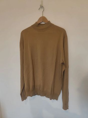 Pull col montant l'homme moderne 50% mérinos XL