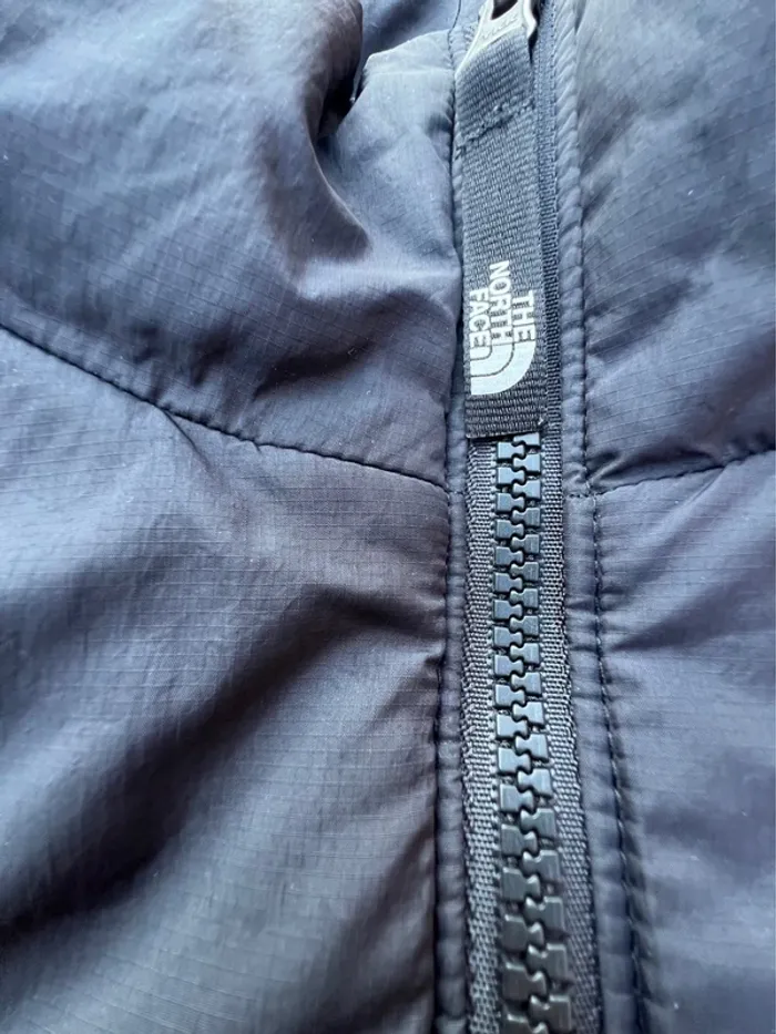 Doudoune the north face bleu/noir taille S - photo numéro 5