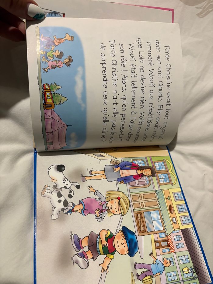 Livre « les aventures de Lola et woufi » tous en piste cirque - photo numéro 4