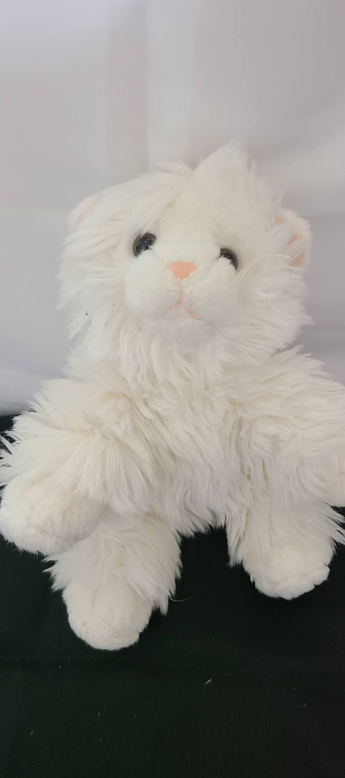Doudou peluche chat blanc HISTOIRE D'OURS - - photo numéro 6