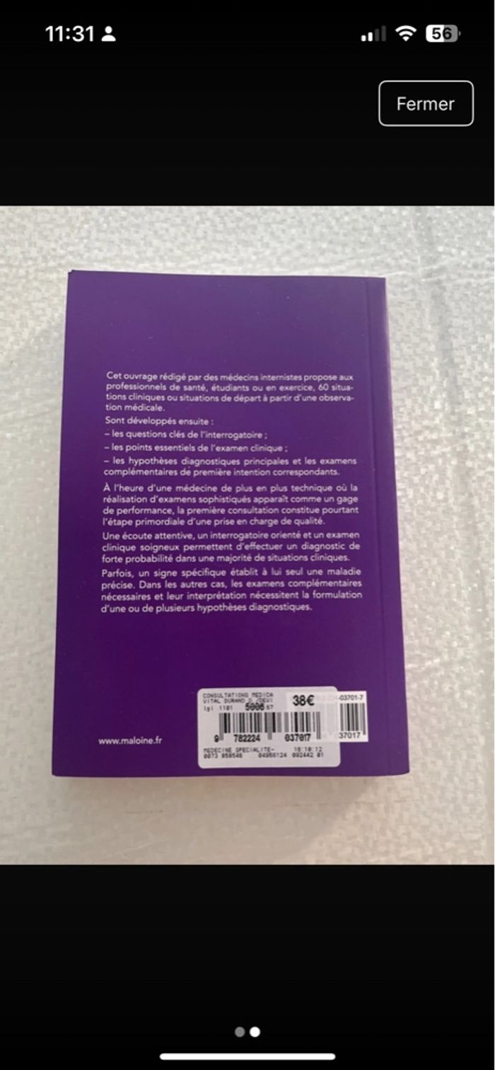 Consultation médicale - interrogatoire et orientation diagnostique - photo numéro 2