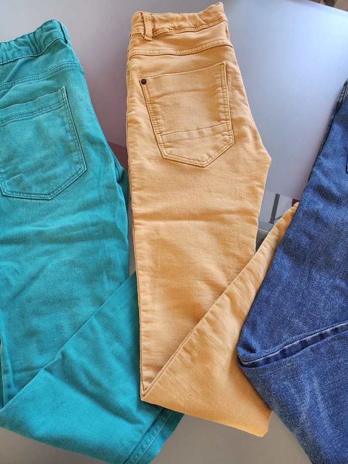 👖 Lot de 3 pantalons garçon – tailles 11/12 ans et 12 ans – Kiabi & Zara Boys - photo numéro 3