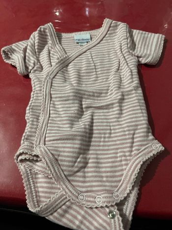 Body fille 1 mois P’tit bisou 