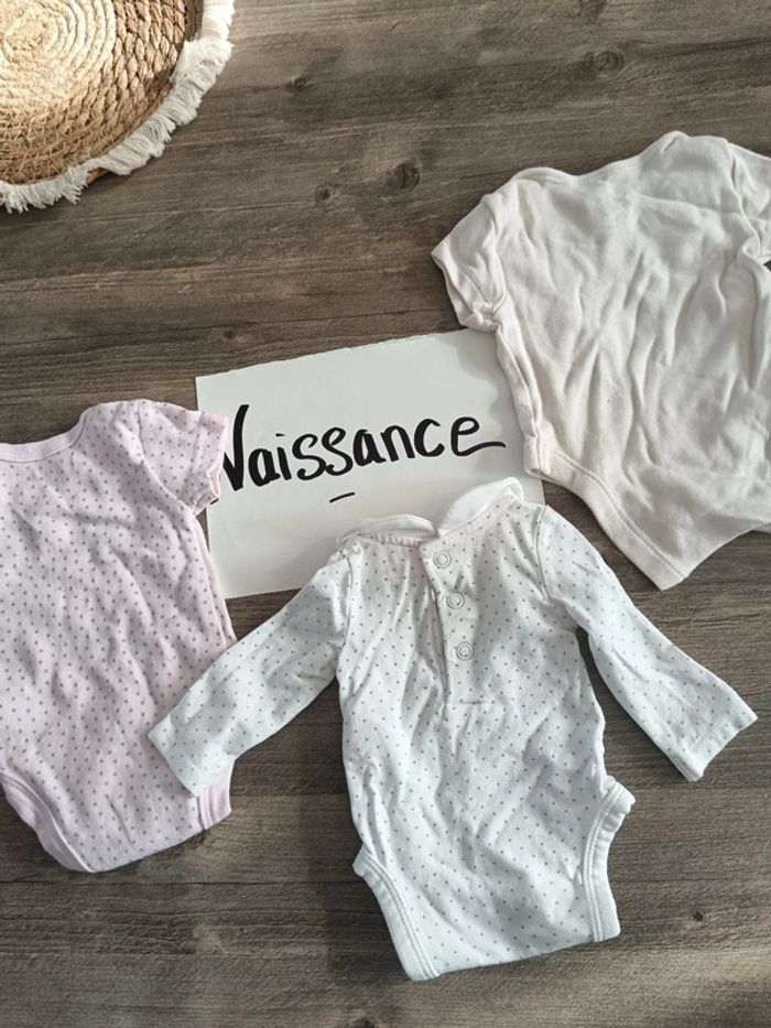 🌞 lot de 3 bodies naissance obaibi Disney - photo numéro 8