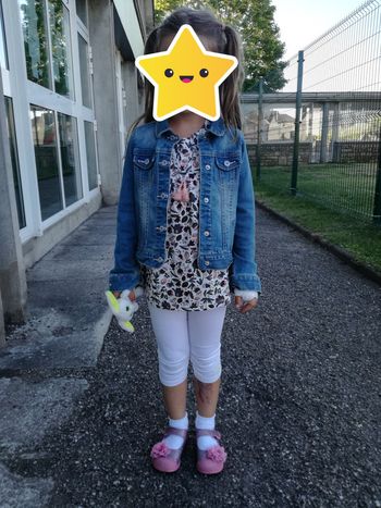 Veste en denim stretch stone