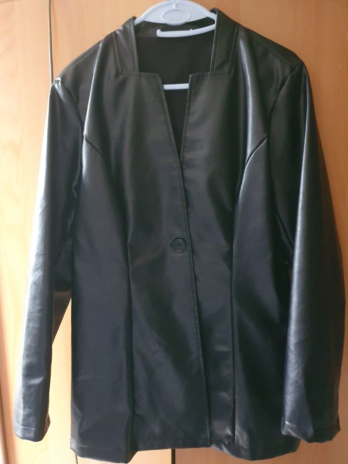 Blazer simili cuir