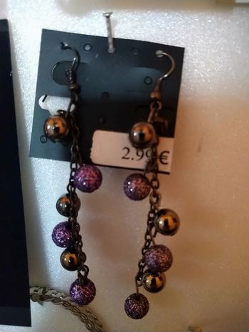 Boucle d'oreille fantaisie