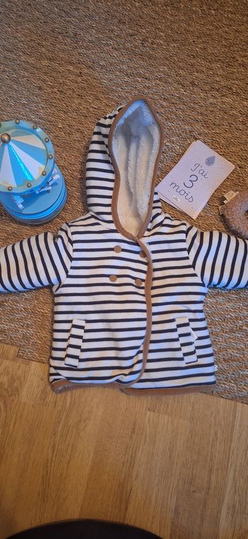 Gilet réversible chaud 3 mois