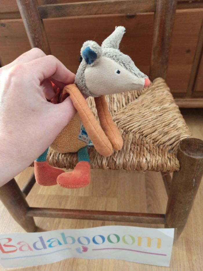 Hochet chien vibreur moulin roty les zig zag tbe - photo numéro 5