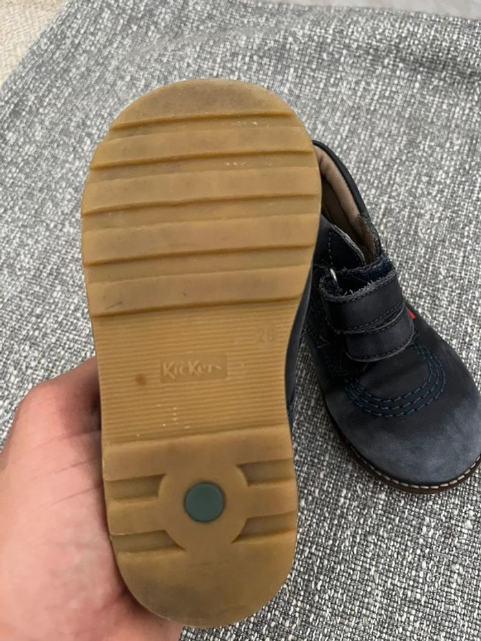 Chaussures À Scratch Pour Garçons Taille 26 Kickers - photo numéro 4