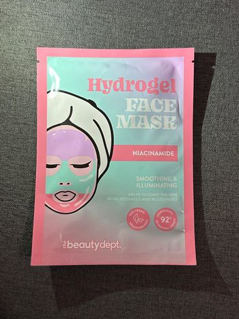Masque Visage En Tissu Hydrogel Niacinamide Vegan Neuf