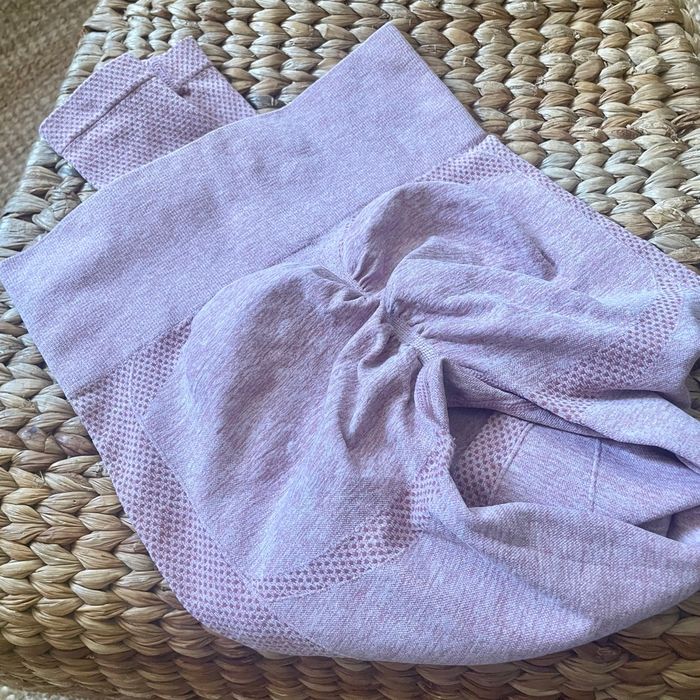 Leegging push up extensible Madbunny 38/40 neuf  anti cellulite ventre plat rose pastel 🌸 - photo numéro 3