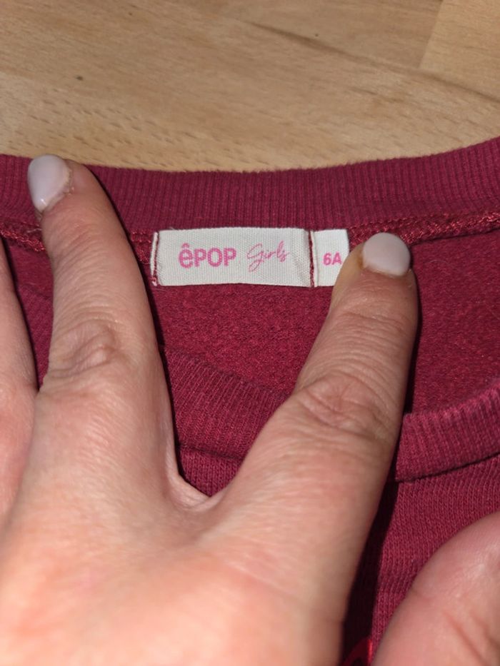 Sweat epop girls taille 6 ans - photo numéro 3