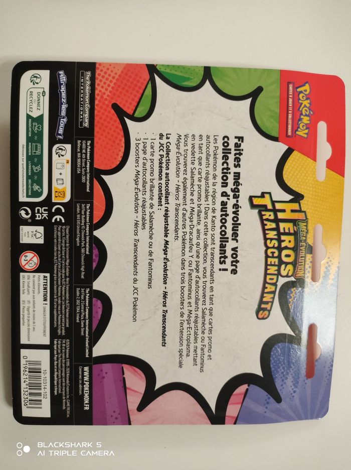 Tripacks pokémon méga évolution héros transcendants me2.5 - photo numéro 2