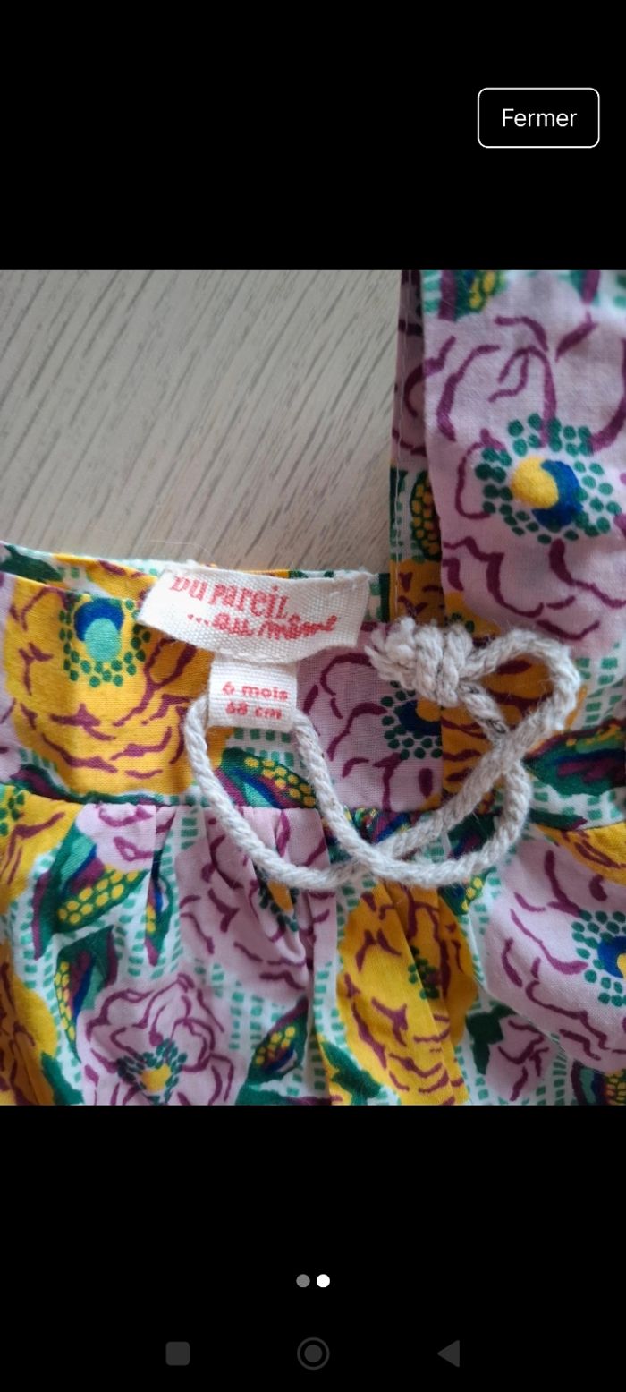 Robe 6mois du pareil au même - photo numéro 2