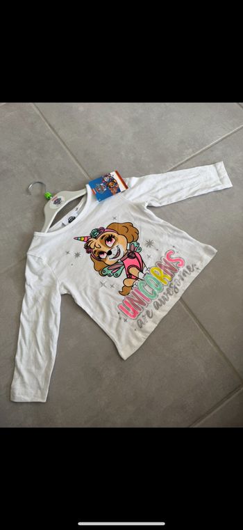 Tee shirt manches longues Stella Pat patrouile 24 mois