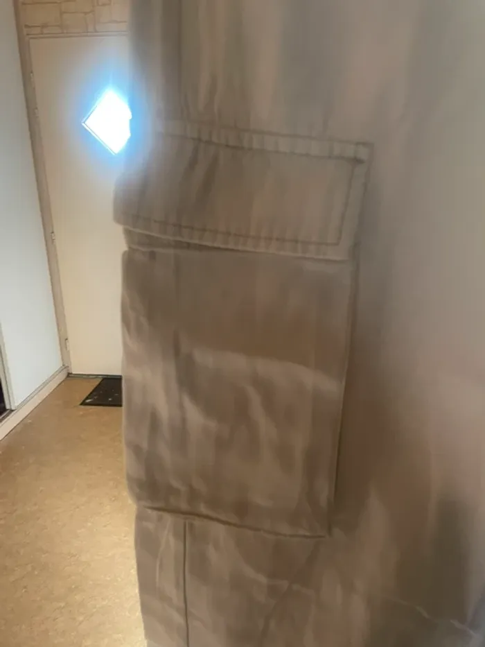 Cargo élastique blanc écru - photo numéro 2