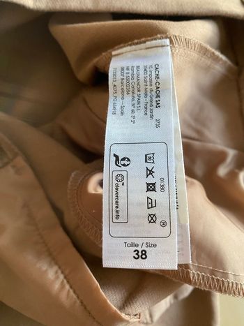 Pantalon droit cache cache