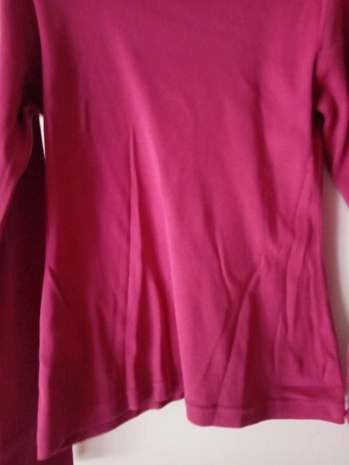 Joli pull à col roulé fuchsia.  10 ans - photo numéro 10