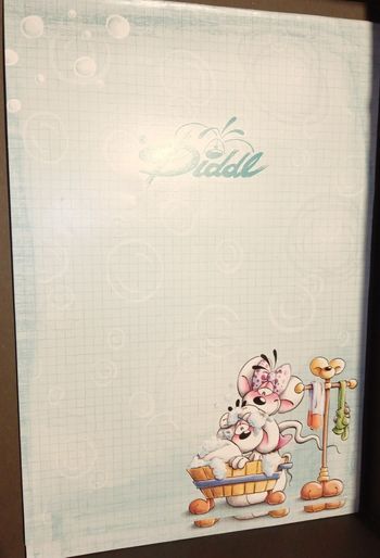 Grand bloc bleu Diddl