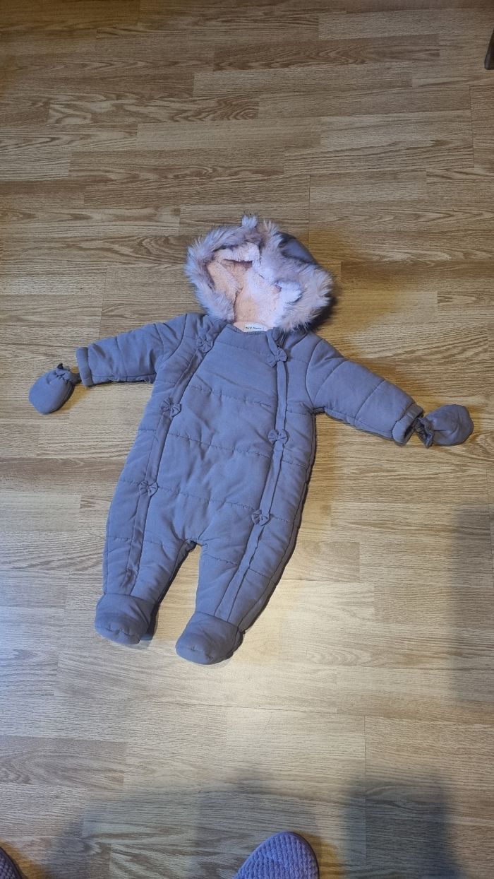 Vêtements bébé fille combipilote grenouillère - photo numéro 6