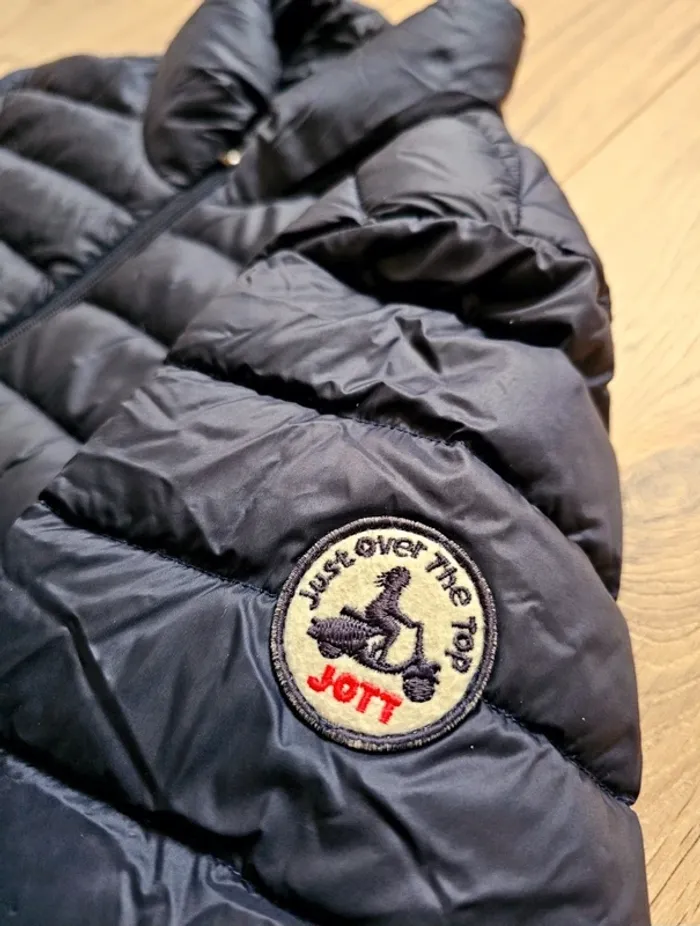 Doudoune Jott Cha bleu marine S femme comme neuve - photo numéro 3