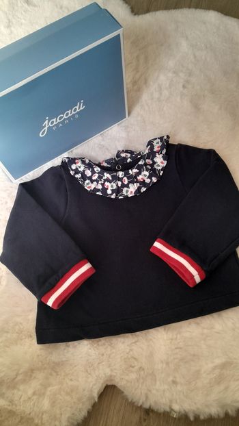 Pull assez épaisse fille Jacadi 18 mois