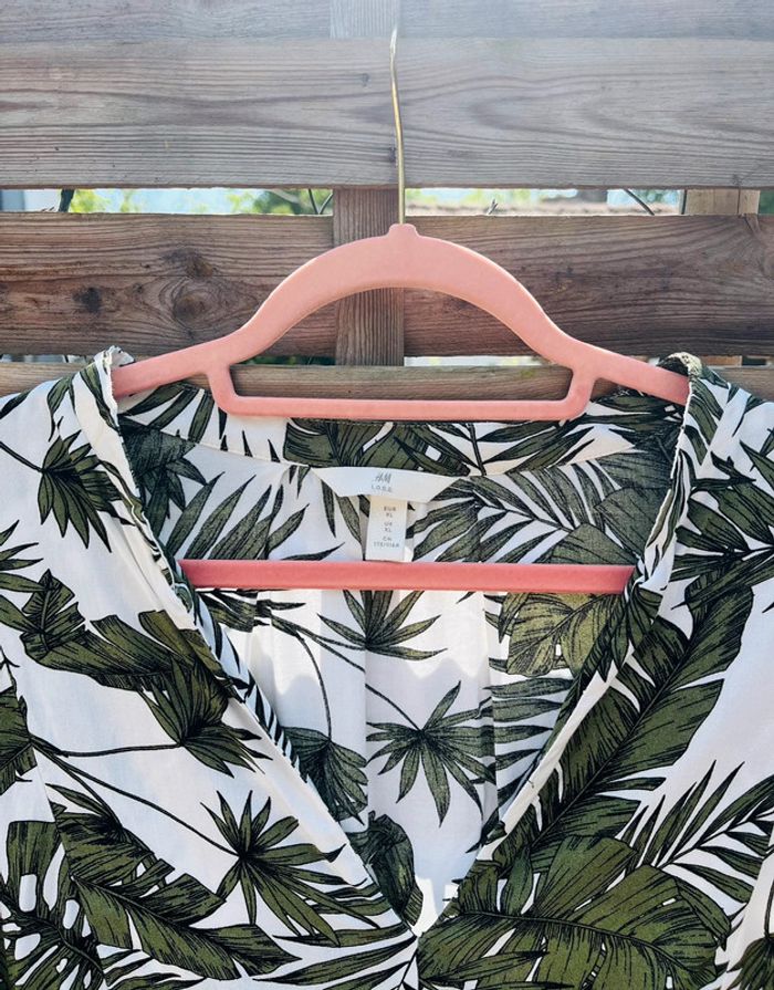 Robe à motifs feuilles - Taille XL - photo numéro 4