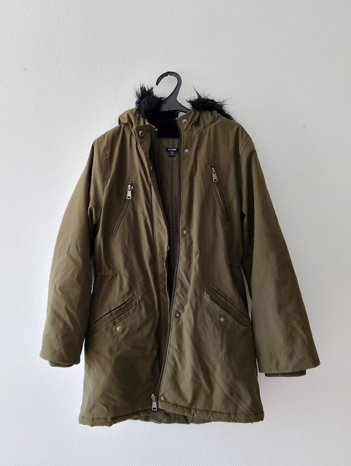 Parka kaki Kiabi 10 ans - photo numéro 2
