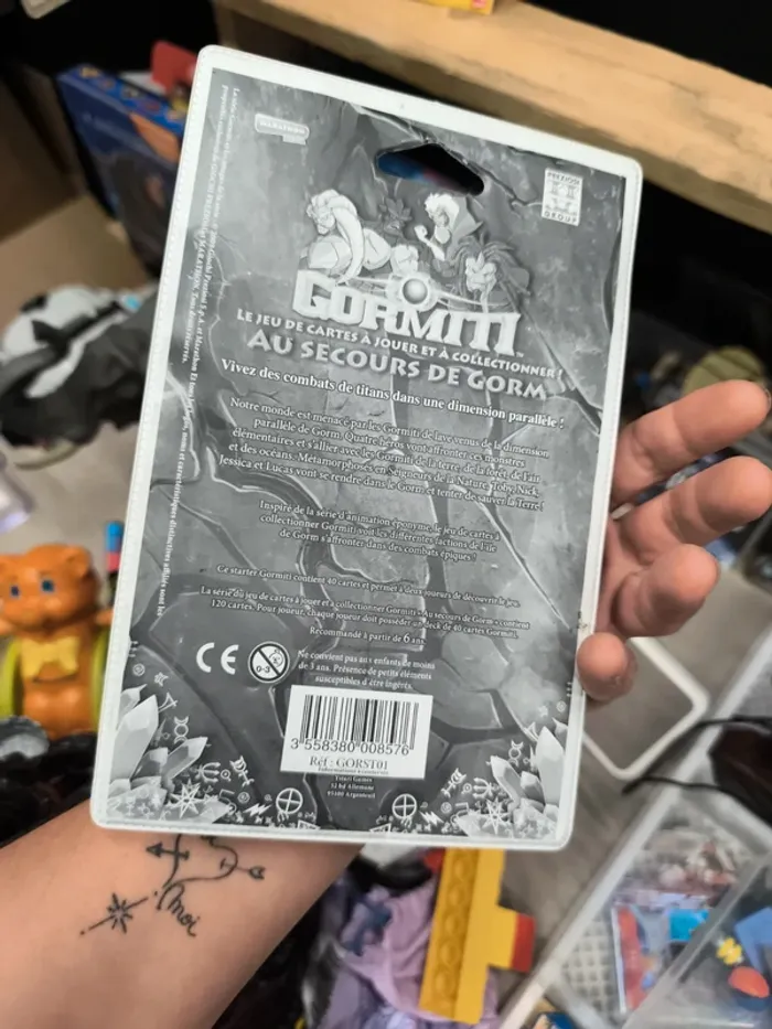 Carte card starter blister Gormiti air people peuple figurine figure figura air trib steel beak - photo numéro 13