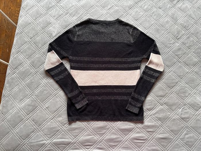 Pull pailleté noir et rose - Zamba - taille 4 - très bon état - photo numéro 5