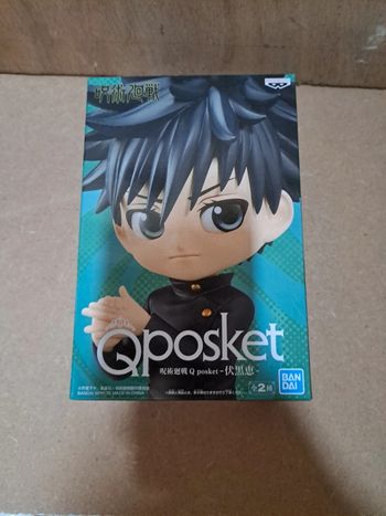 Megumi fushiguro jujutsu kaisen figurine qposket banpresto