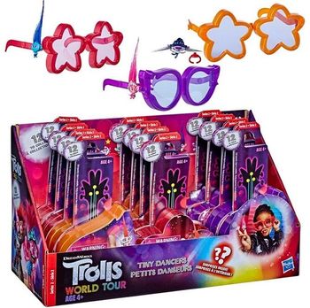 LOT X 4 HASBRO - Figurines petits danseurs Lunettes - Trolls 810928
