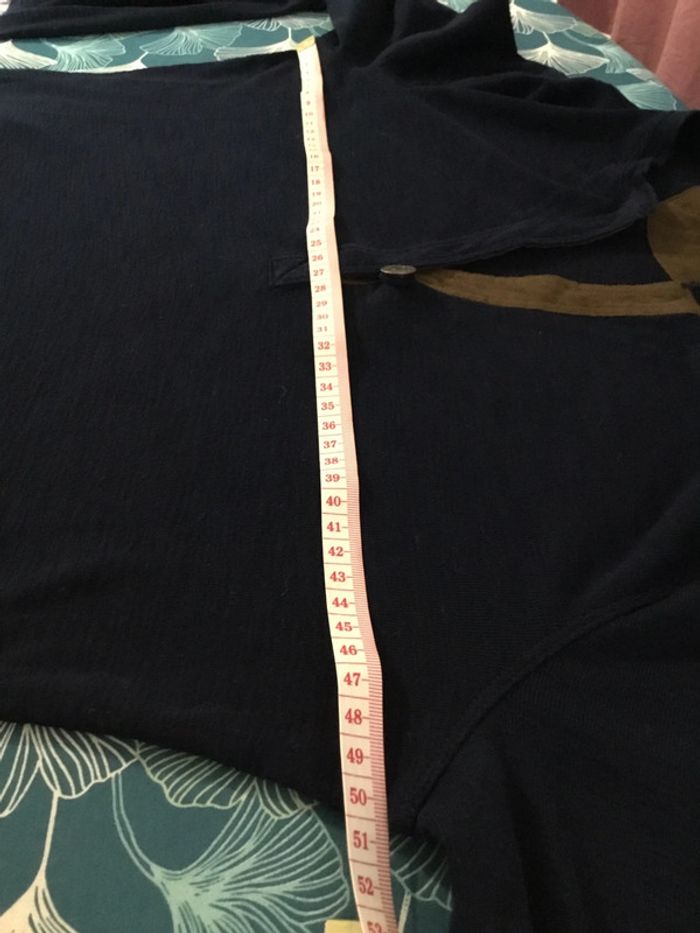 Top manches longues pour femme Lauren Jeans Co Ralph Lauren bleu marine taille M 078 - photo numéro 5