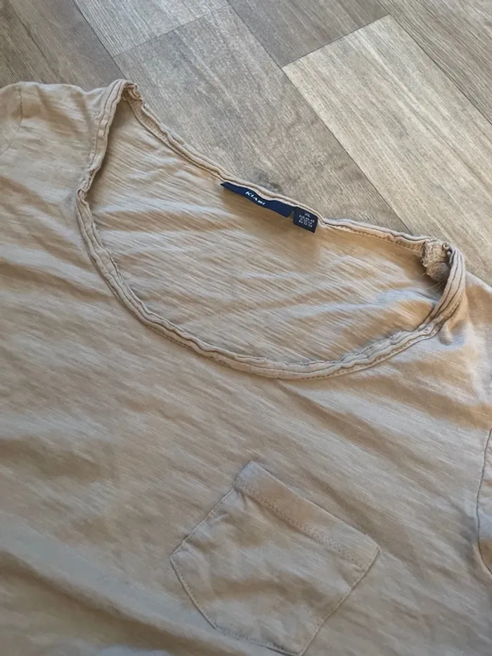 Haut beige Kiabi t.XL - photo numéro 3