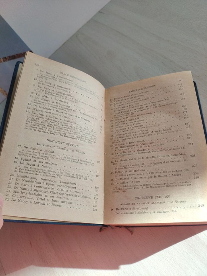 Livre guides bleus Vosges Lorraine Alsace 1922 - photo numéro 10