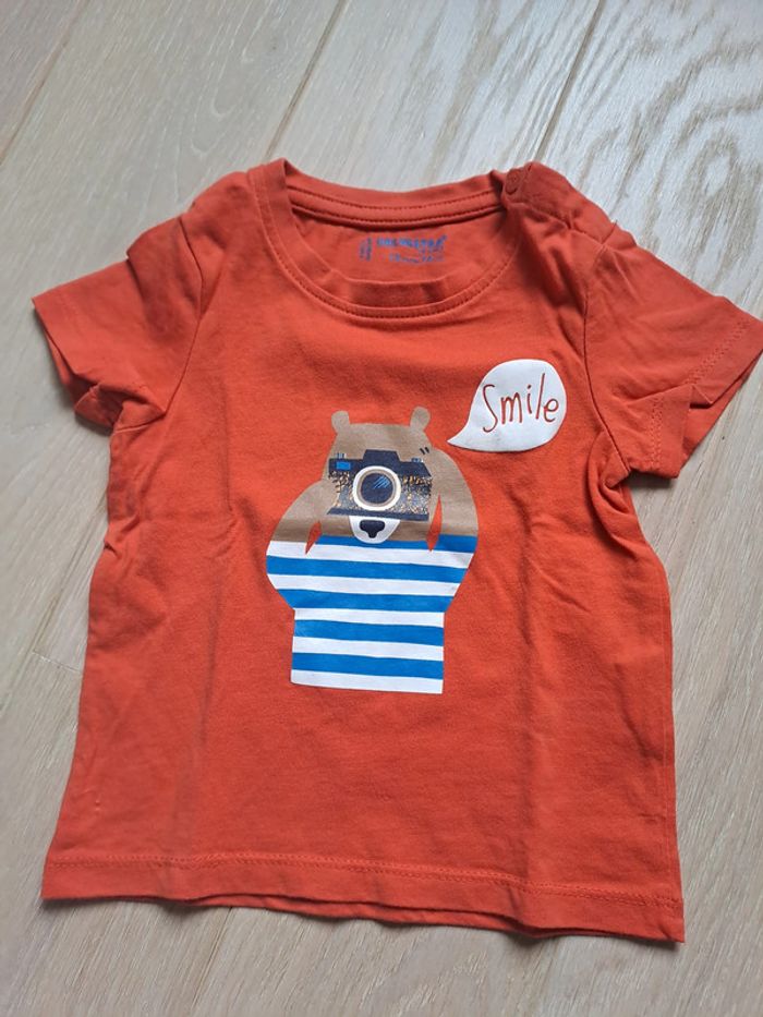 T-shirt reporter orange 12M Orchestra - TBE