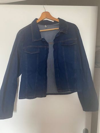 Veste en jeans bleu 