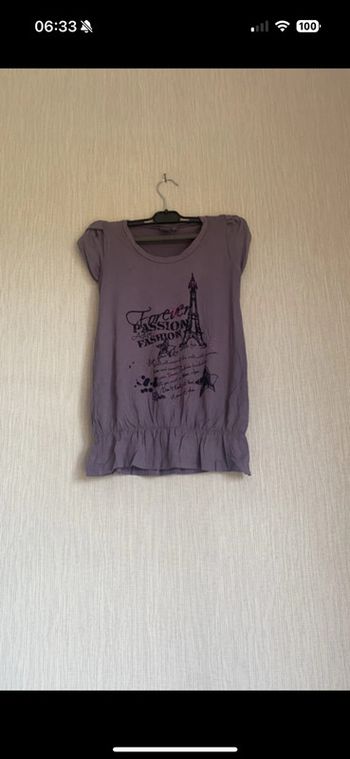 Tunique grise 12 ans