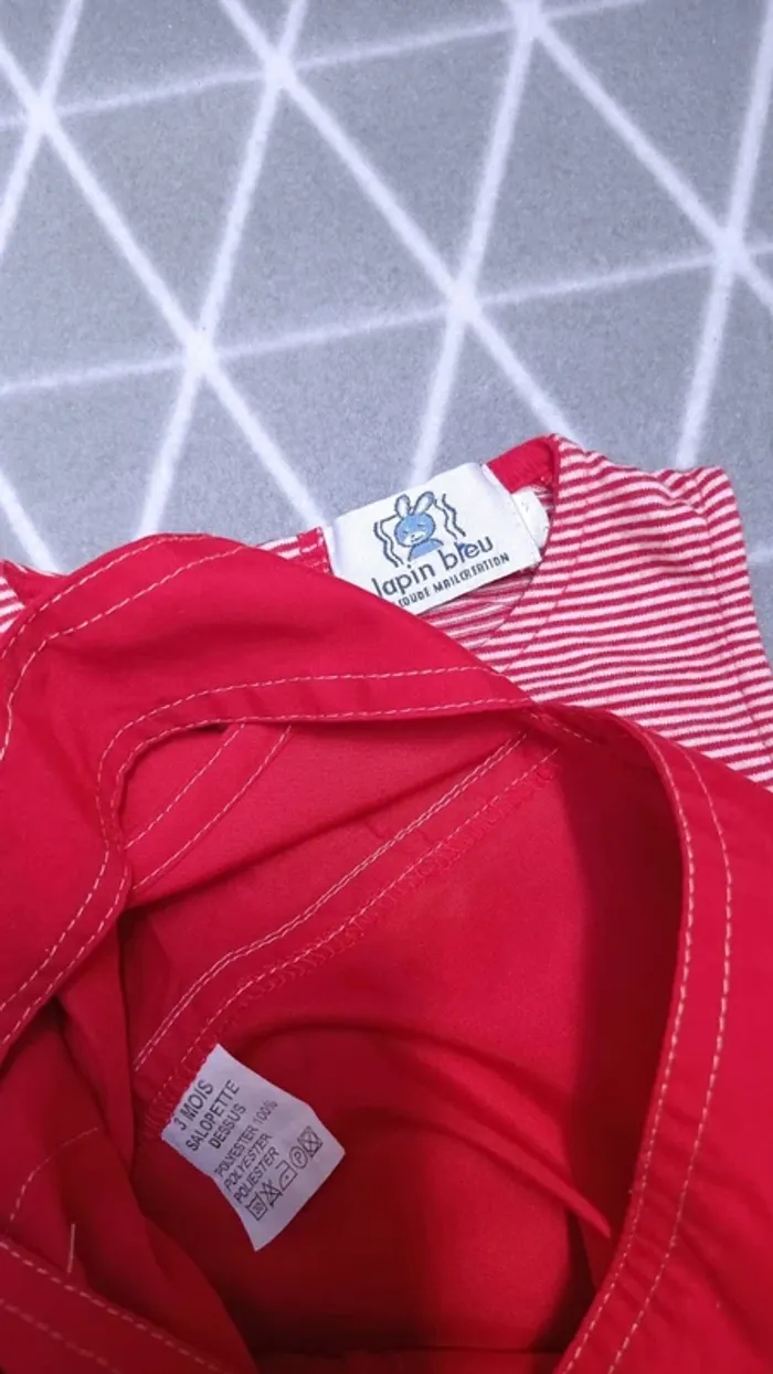 🦁lot 6 vêtements, 3 mois - photo numéro 8