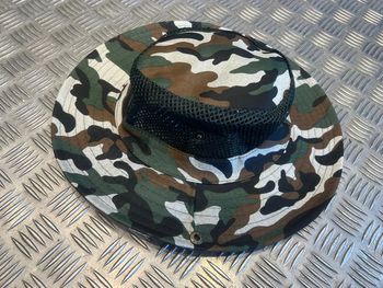 Chapeau camouflage protection solaire maille respirante chasse randonnée peche camping militaire