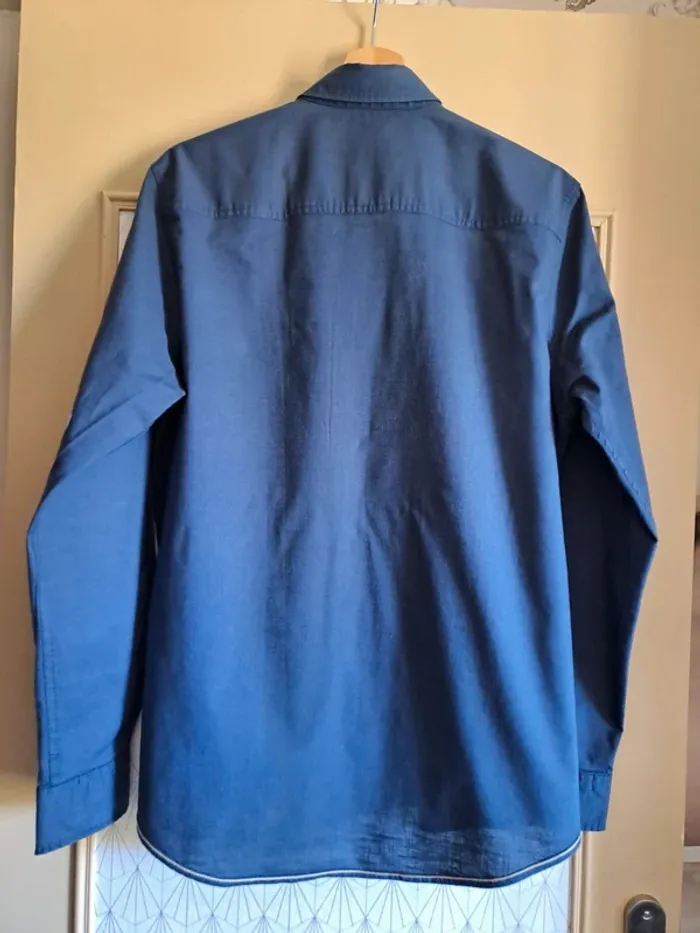 Chemise homme bleue Tom Tailor M regular comme neuve - photo numéro 5