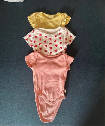 Lot de 3 bodies filles Cadet Rousselle