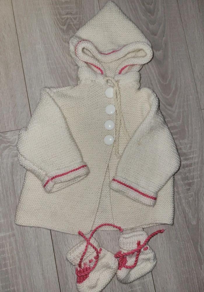 Ensemble pull tricoté et chaussettes - photo numéro 3