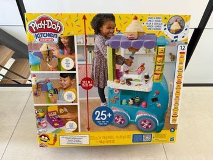 Camion de glace géant play doh pâte à modeler