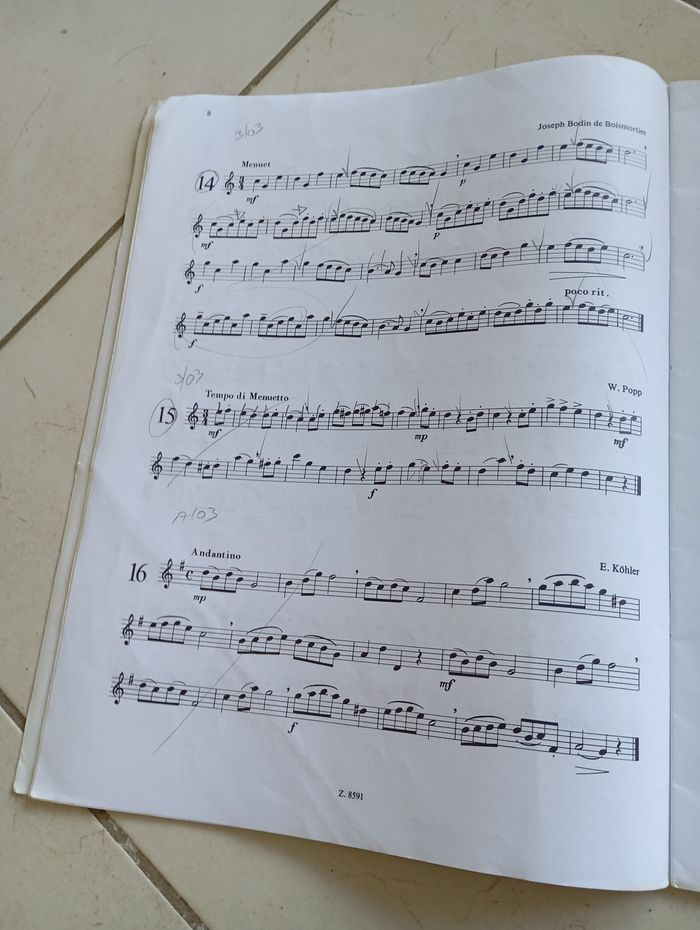 Partition Selected studies for flûte volume 1 - photo numéro 3