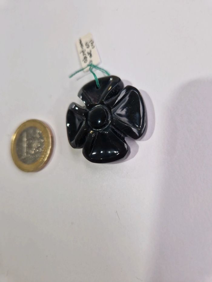 Pendentif obsidienne œil celeste toetihuacan - photo numéro 4