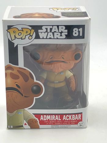 Figurine Funko Pop Disney Star Wars Admiral Ackbar N•81