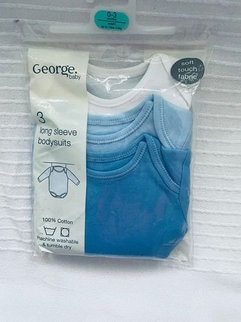 Bodies garçon  George 0/3 mois 