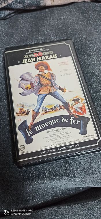 Cassette video le masque de fer